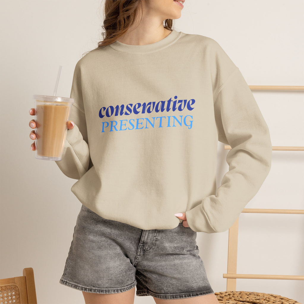 Conservative Presenting Sweatshirt — Rightly Canadian Crewneck