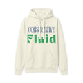 Conservative Fluid Hoodie — "Conservative Fluid" Graphic Pullover with Rightly Canadian Back Logo