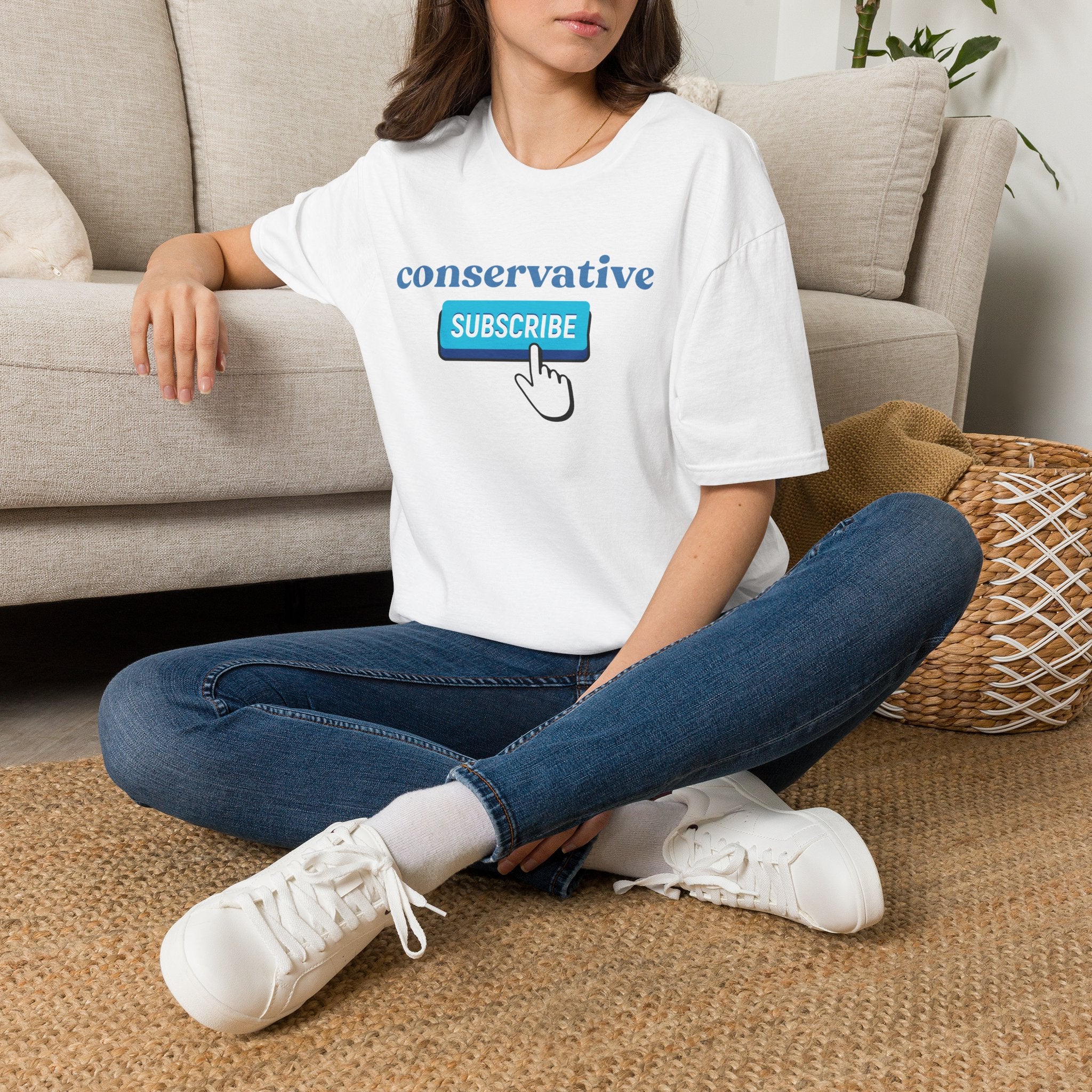 Conservative "Subscribe" T-Shirt — Political Statement Tee