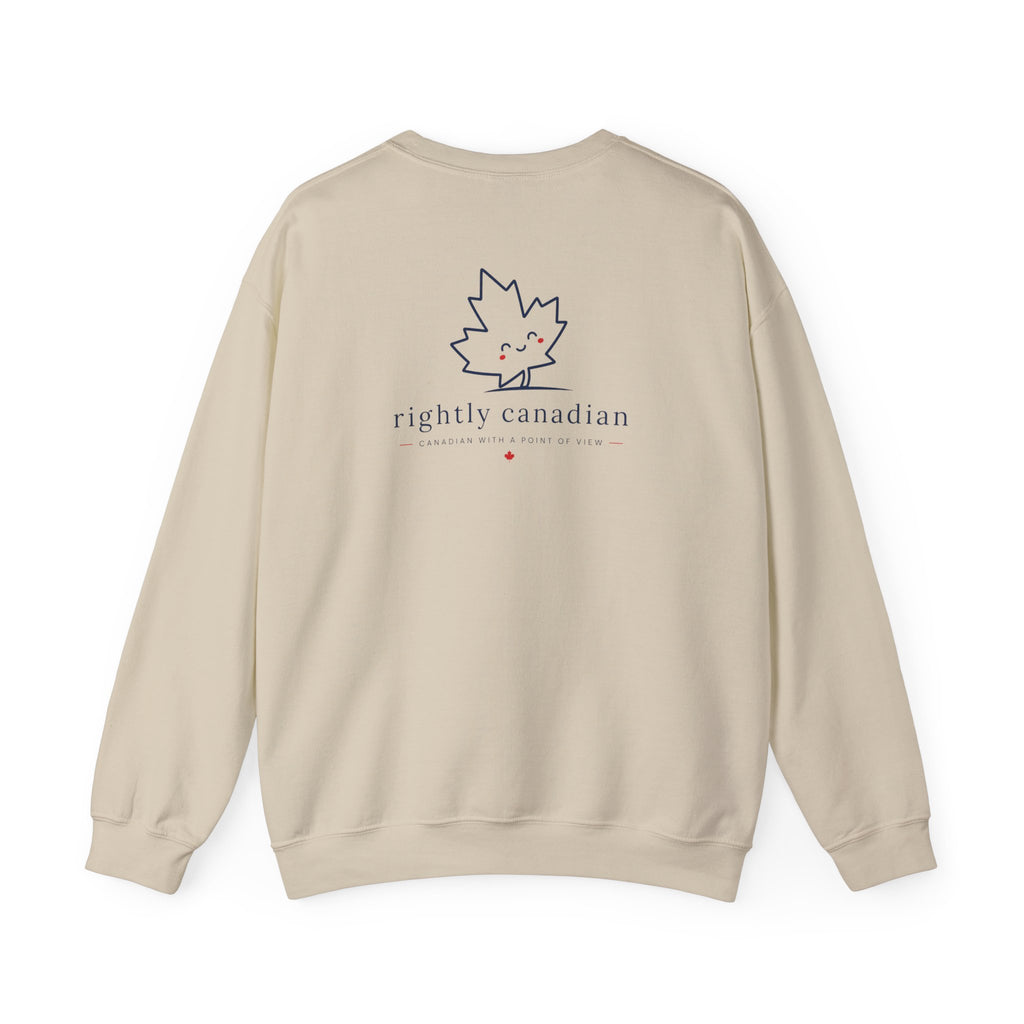 Cute Conservative Sweatshirt — Rightly Canadian Crewneck