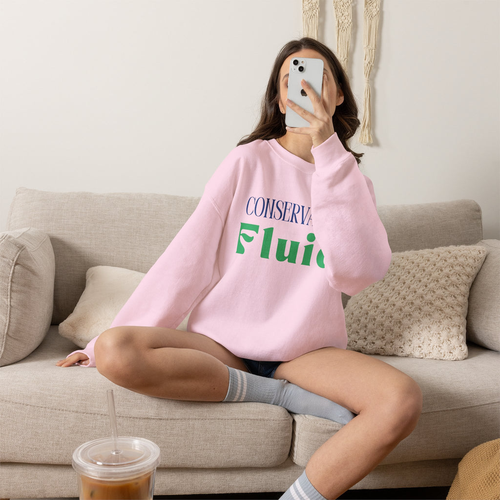 Conservative Fluid Crewneck Sweatshirt — Rightly Canadian Maple Pullover