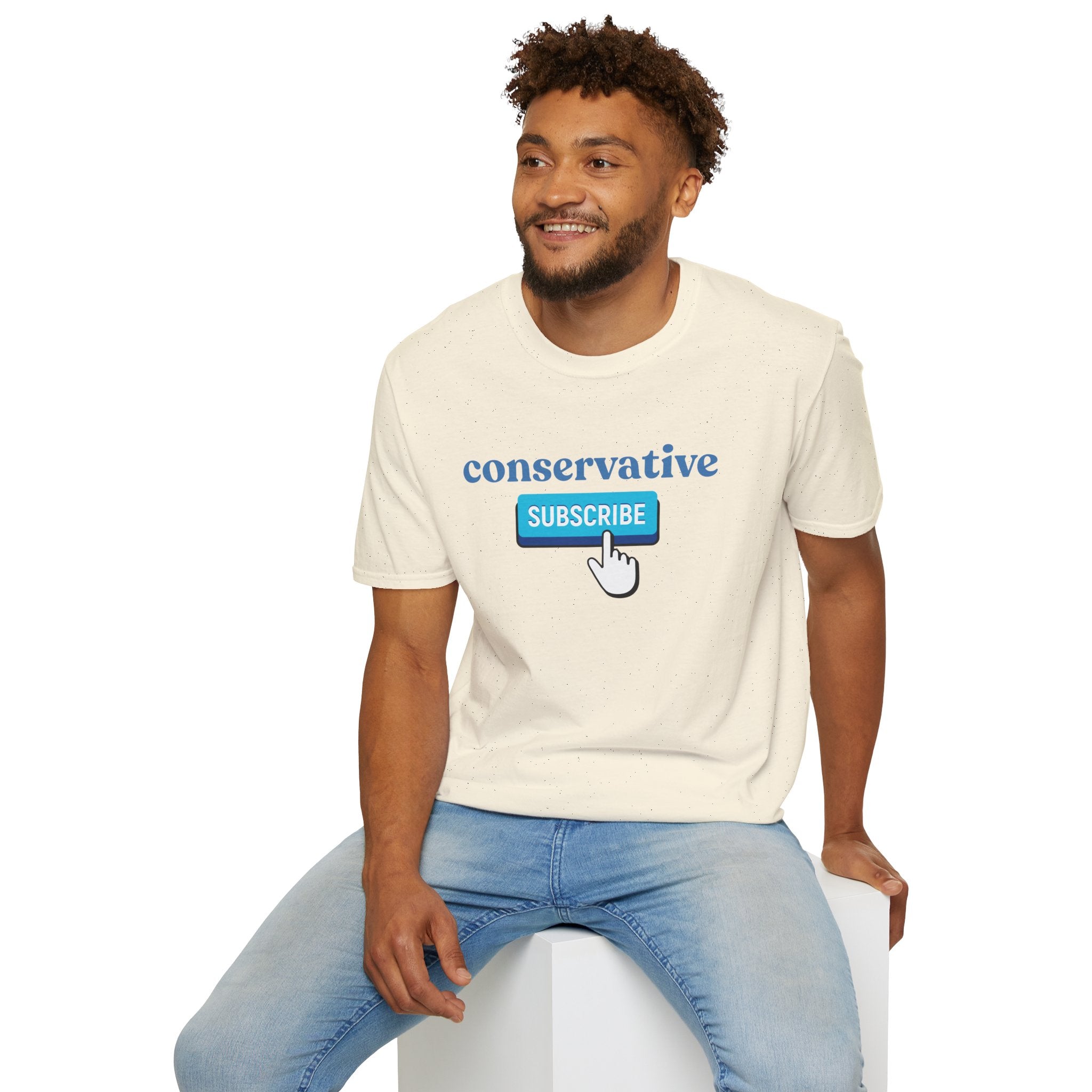 Conservative "Subscribe" T-Shirt — Political Statement Tee