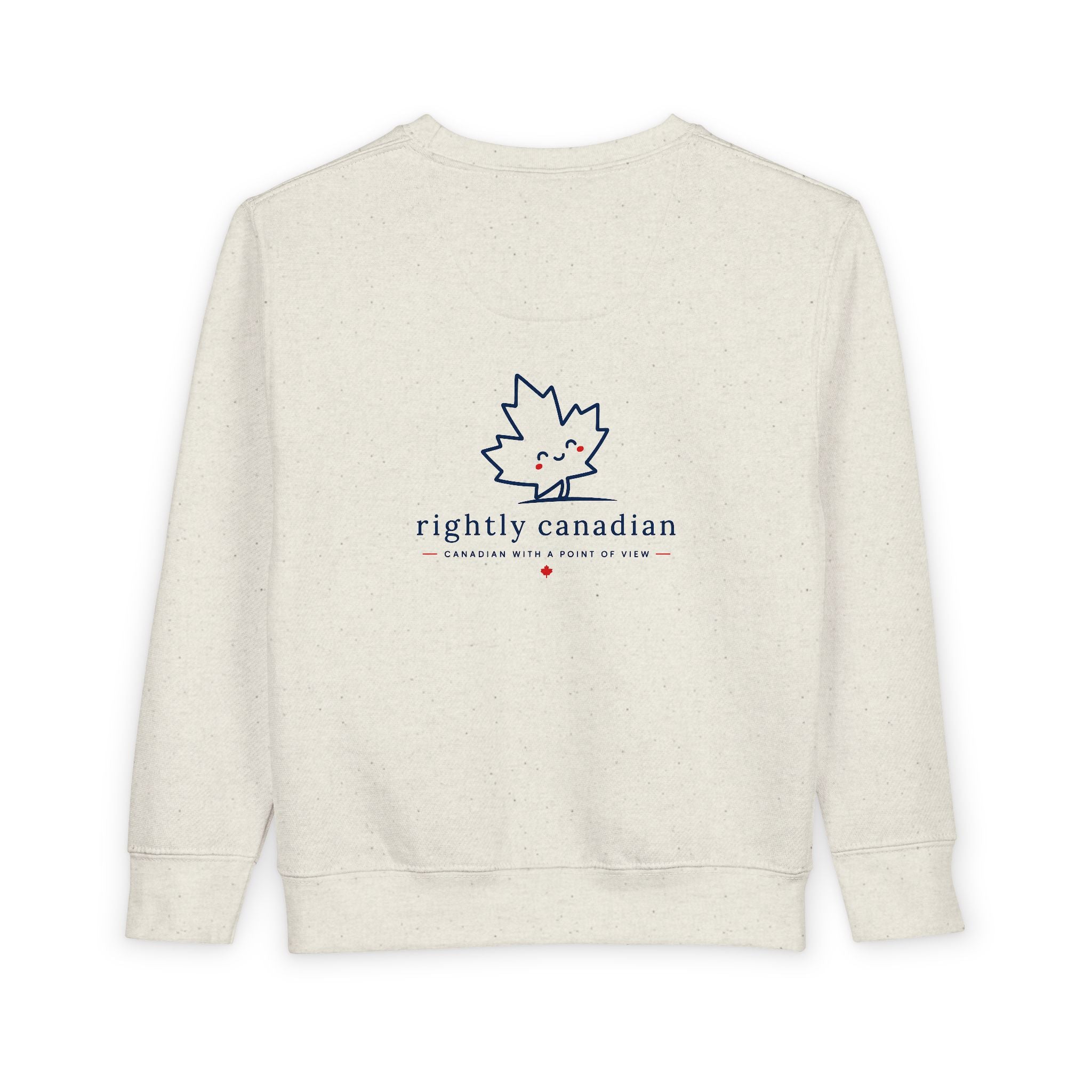 Toddler Sweatshirt — "Conservative Loading..." Cute Rightly Canadian Maple Crew
