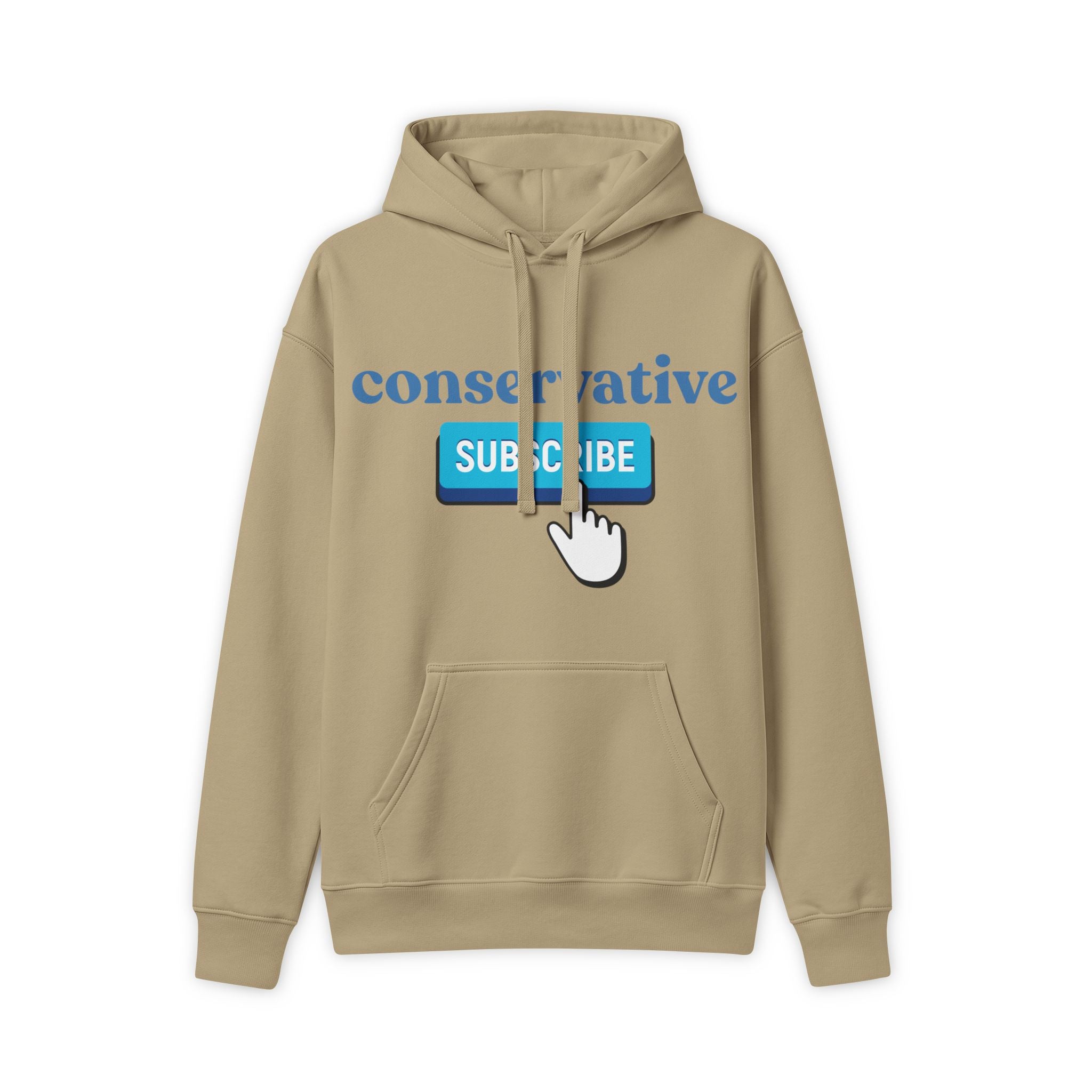 Conservative Subscribe Hoodie — 'Rightly Canadian' Maple Leaf Pullover