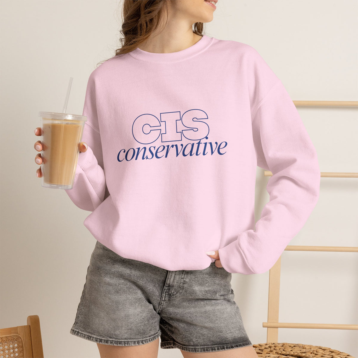 Conservative Crewneck Sweatshirt – 'CIS Conservative' Rightly Canadian Pullover
