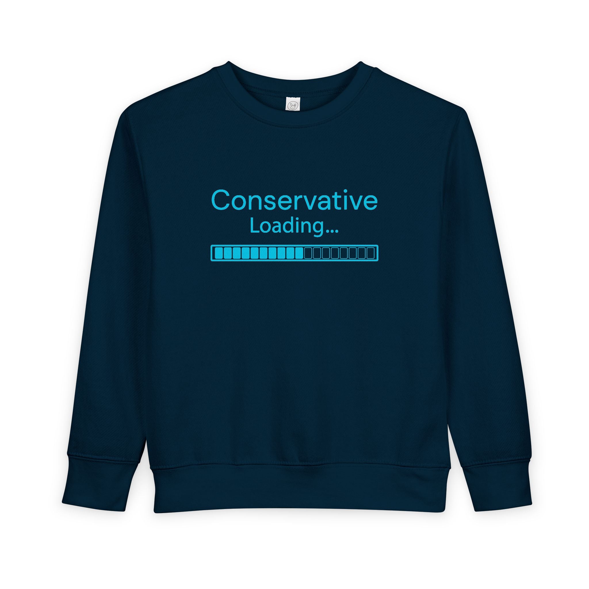 Toddler Sweatshirt — "Conservative Loading..." Cute Rightly Canadian Maple Crew