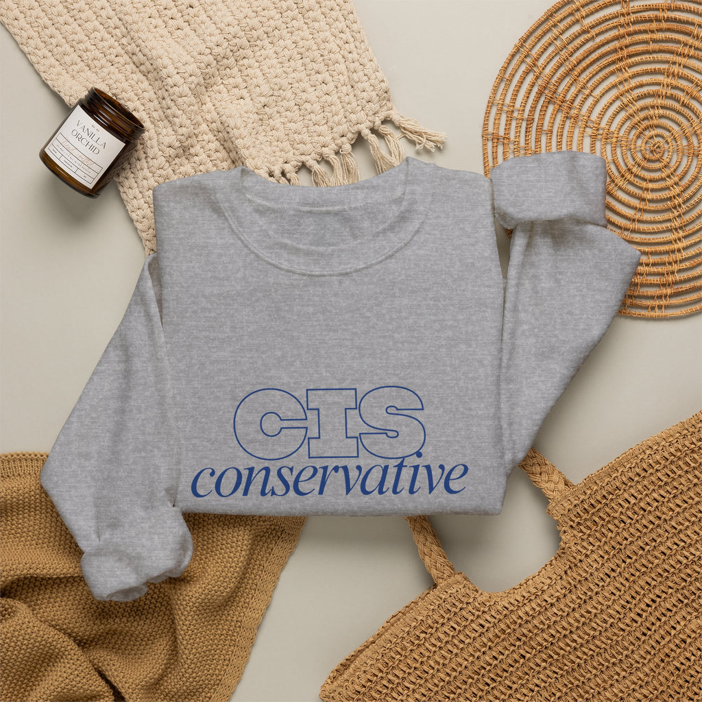 Conservative Crewneck Sweatshirt – 'CIS Conservative' Rightly Canadian Pullover