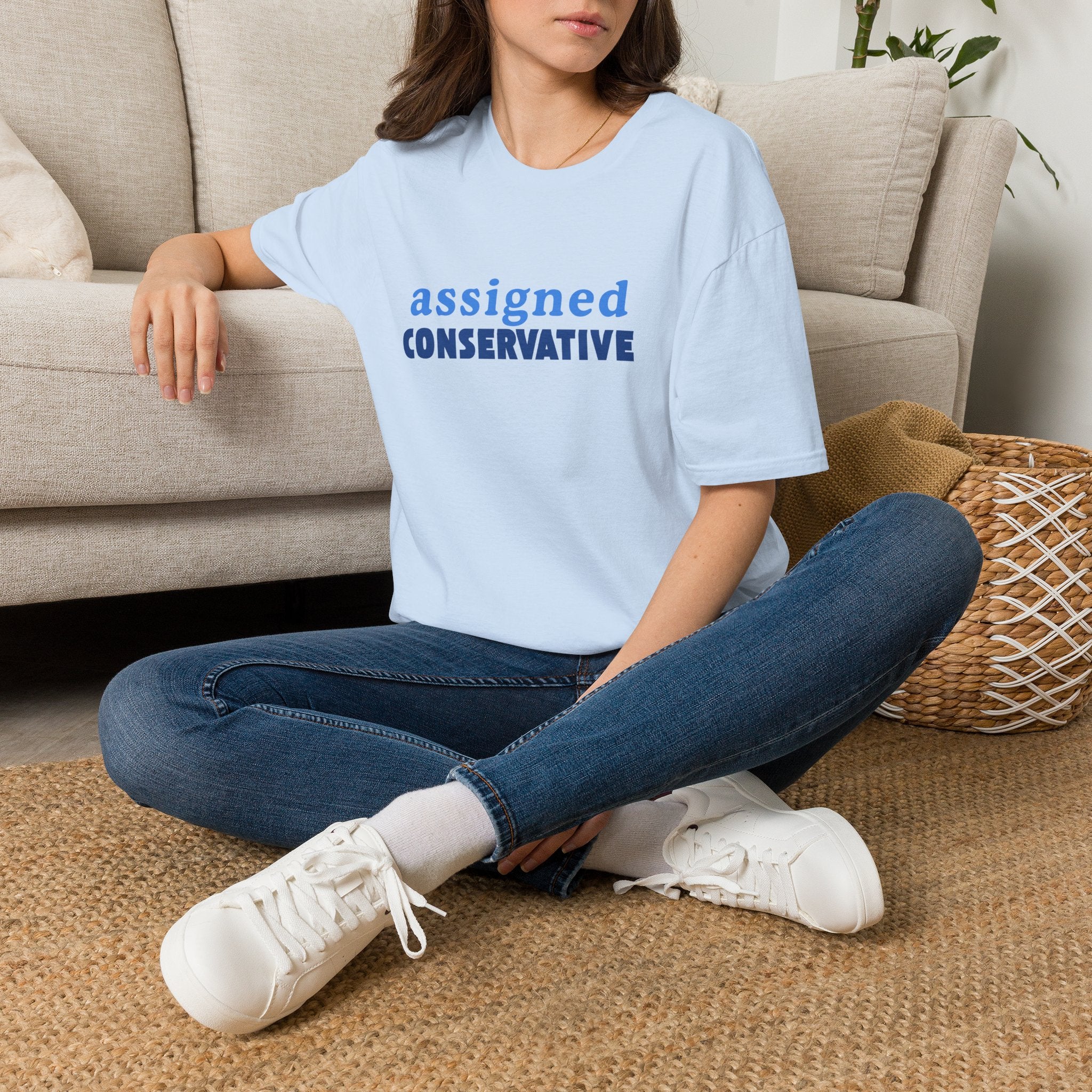 Assigned Conservative T-Shirt — Political Statement Tee