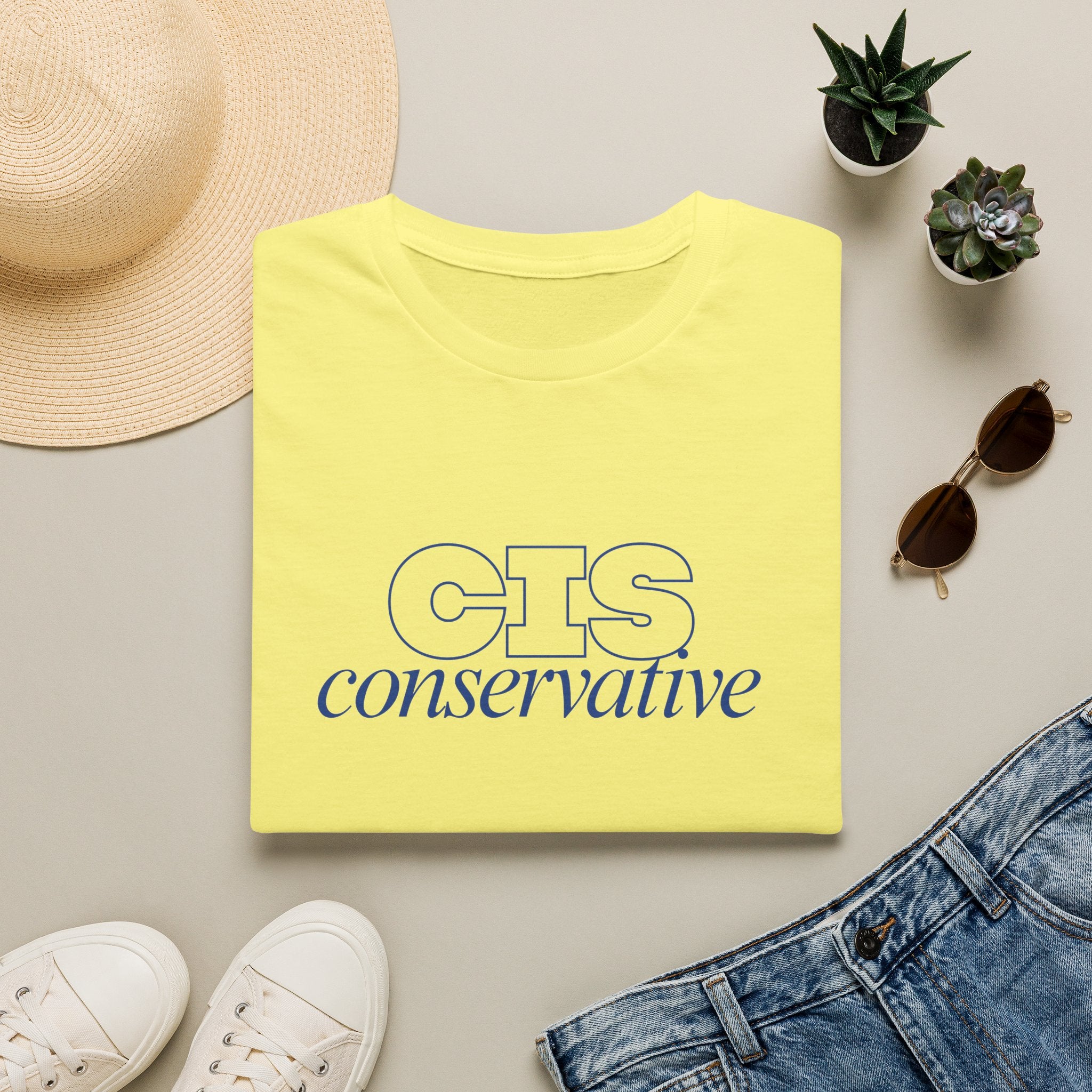 CIS Conservative T‑Shirt — Minimal Political Statement Tee
