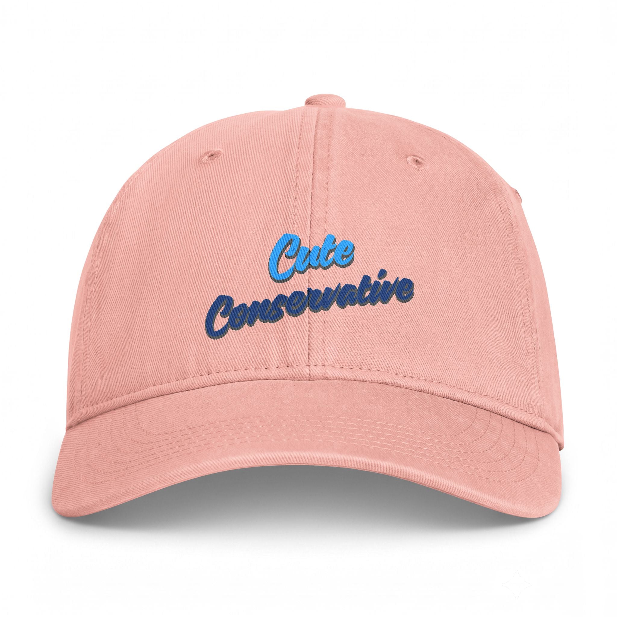 Cute Conservative Cap — Coastal Washed Baseball Hat