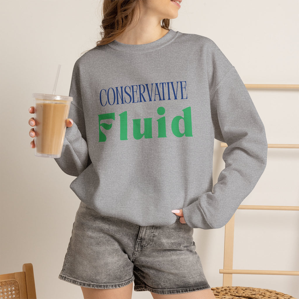 Conservative Fluid Crewneck Sweatshirt — Rightly Canadian Maple Pullover