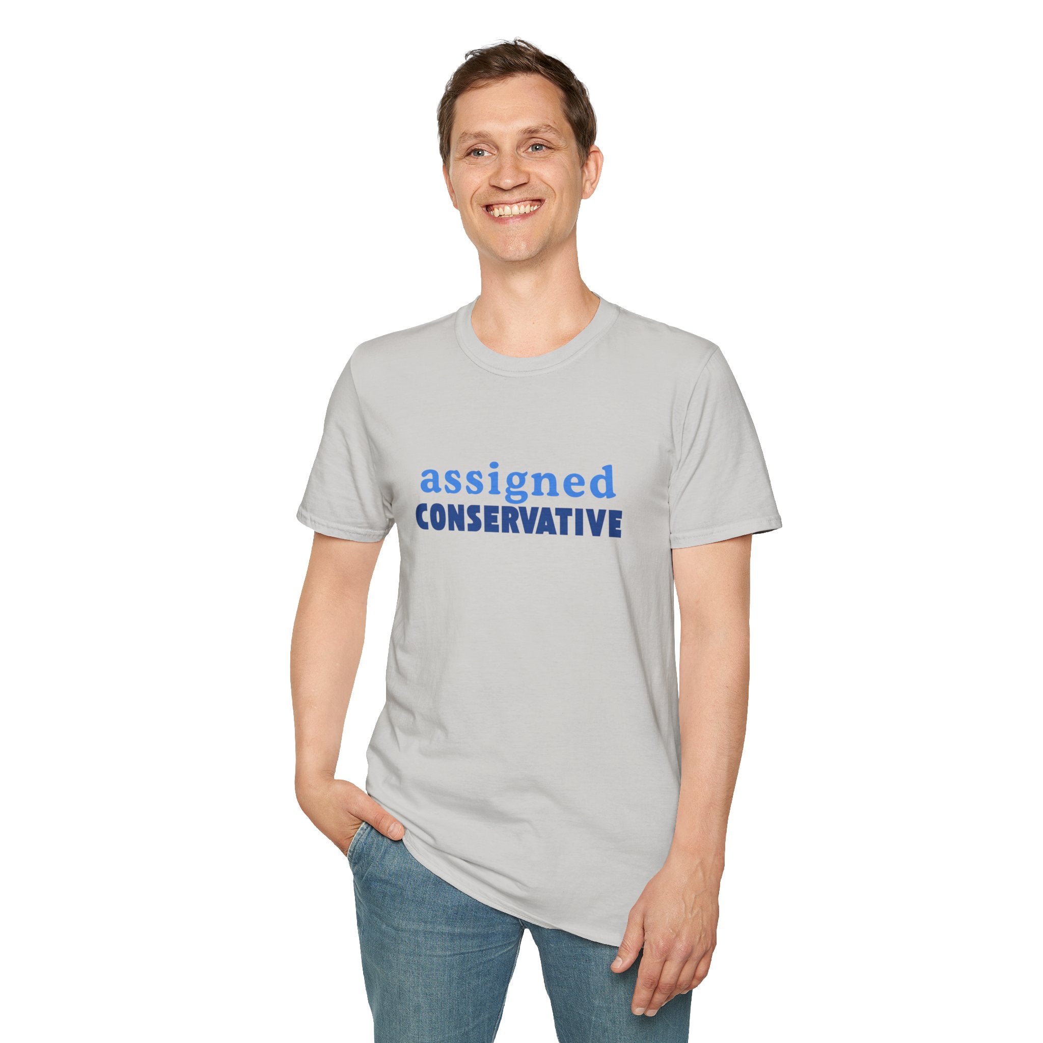 Assigned Conservative T-Shirt — Political Statement Tee