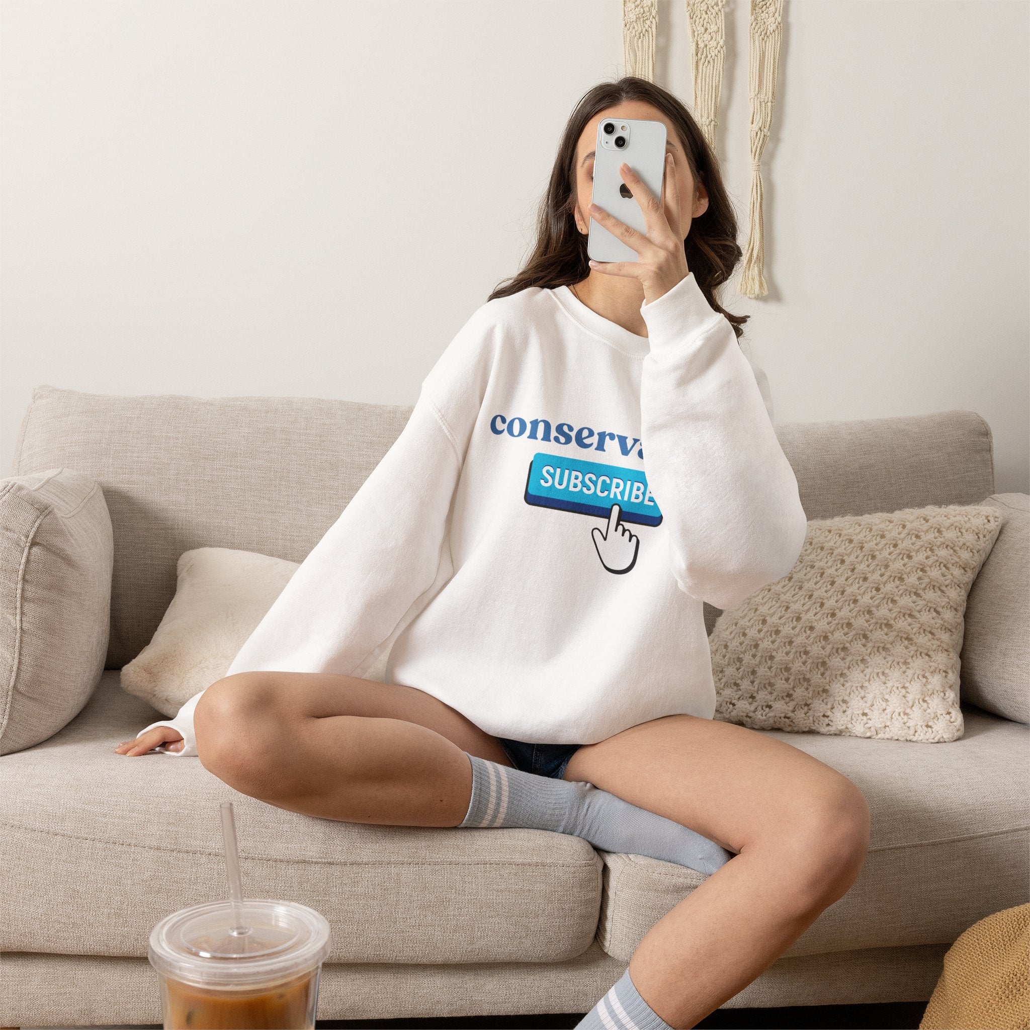 Conservative Subscribe Crewneck Sweatshirt