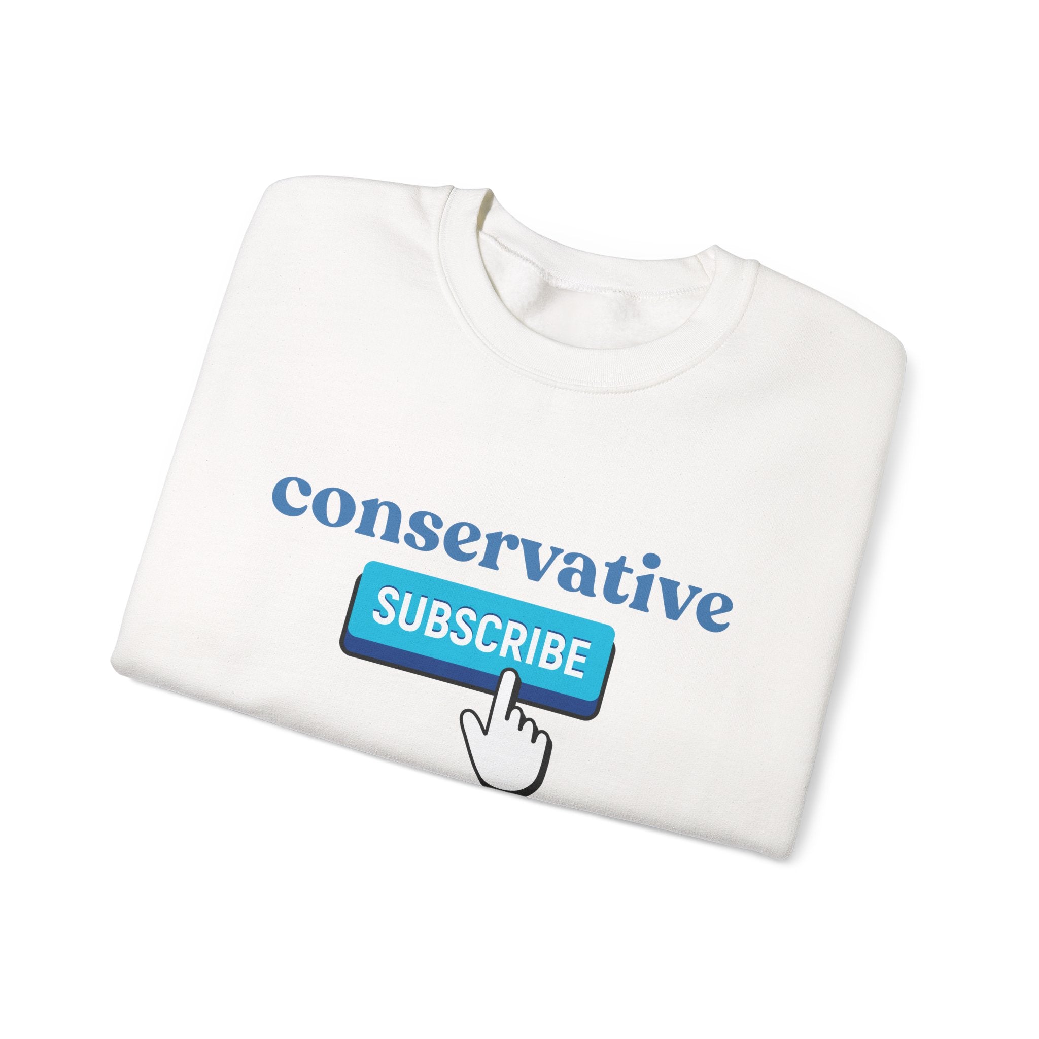 Conservative Subscribe Crewneck Sweatshirt